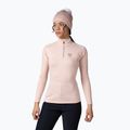 Női termoaktív pulóver Rossignol Classique 1/2 Zip powder pink