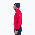 Férfi sípulóver Rossignol Cieloalto Fleece Half zip sports red 4