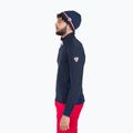 Férfi Rossignol Cieloalto Fleece Fél cipzáras sí pulóver sötét navy 4