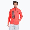 Férfi pulóver Rossignol New Hero Classique Clim neon red