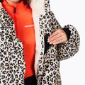 Női pehelydzseki Rossignol Aretu Allover Down Nature Wild Leopard Print 6