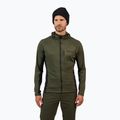 Férfi kapucnis pulóver Rossignol Blackside Mix Full Zip Hoodie Fleece olive shadow