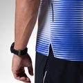 Férfi futópóló Rossignol Sapa Ultra Tee dazzle blue line fogg 7