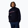 Férfi pulóver Rossignol Odysseus Half Zip Merino dark navy