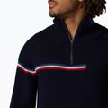 Férfi pulóver Rossignol Odysseus Half Zip Merino dark navy 5