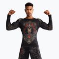 Venum Santa Muerte 5.0 Férfi hosszú ujjú Rashguard mély fekete/arany 4