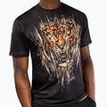 Venum Tiger Férfi Dry Tech póló fekete/neon narancssárga 4