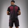 Venum Tactical XT férfi edzőpóló fekete/burgundi/arany 4