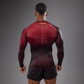 Férfi edző hosszú ujjú Venum Tactical XT Rashguards fekete/burgundy/arany 2