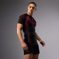 Venum Tactical XT Rashguards férfi edzőpóló fekete/burgundi/arany 3
