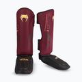 Női sípcsont- és lábfejvédők Venum Tactical XT Shinguards fekete/burgundy/arany 2