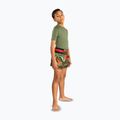 Gyerek edzőshort Venum Inferno Kids Muay Thai army green/orange 4