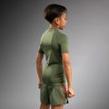Gyermek edzőpóló Venum Contender Rashguards Jr khaki 3