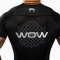 Férfi edzőpóló Venum X WOW FC Rashguards fekete/ezüst szürke 8