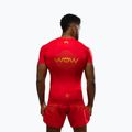 Férfi edzőpóló Venum X WOW FC Rashguards dühös piros/arany 3