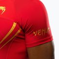 Férfi edzőpóló Venum X WOW FC Rashguards dühös piros/arany 8