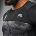 Férfi edzőpóló Venum X Polaris Rashguards fekete/vihar szürke 6