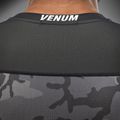 Férfi edzőpóló Venum X Polaris Rashguards fekete/vihar szürke 7