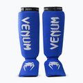 Sípcsont- és lábfejvédők Venum Kontact Shin Guards royal blue/silver