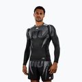Férfi hosszú ujjú rashguard Venum Adrenaline Rashguard black/silver grey