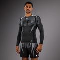 Férfi hosszú ujjú rashguard Venum Adrenaline Rashguard black/silver grey 3