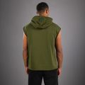 Férfi ujjatlan kapucnis pulóver Venum Muay Thai VT Sleeveless Hoodie military green 2