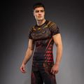 Férfi rashguard Venum Quetzal Fury Rashguard black/fury red/tangerine 3
