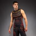 Férfi rashguard Venum Quetzal Fury Sleeveless Rashguard black/fury red/tangerine 3