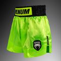 Férfi edzőshort Venum Classic Evo Muay Thai neon yellow/black 3