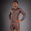 Férfi hosszú ujjú rashguard Venum No Gi Rashguards chocolate brown 3