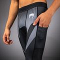 Férfi edzőleggings Venum No Gi Spats black/silver grey 5