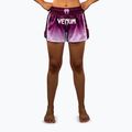 Női edzőshort Venum Iris Muay Thai plum/white