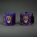 Boxoló bandázsok Venum Santa Muerte Handwraps 450 cm dark purple 2