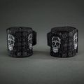 Kézbandázs Venum Santa Muerte Handwraps 250 cm black/white 2