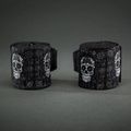 Boksz bandázsok Venum Santa Muerte Handwraps 400 cm black/white 2
