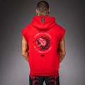 Férfi kapucnis pulóver Venum x Mike Tyson Tiger Sleeveless Hoodie intense red/deep black 3