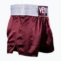 Férfi edzőshort Venum Classic Muay Thai burgundy 3