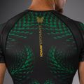 Férfi rashguard Venum Matupa Short Sleeve black/green/gold 5