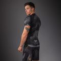 Férfi rashguard Venum Matupa Short Sleeve black/grey/gold 4