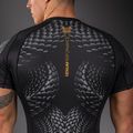 Férfi rashguard Venum Matupa Short Sleeve black/grey/gold 6
