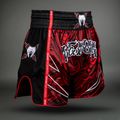 Férfi edzőshort Venum Wolf Attack Muay Thai Shorts black/red 3