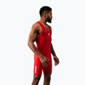 Férfi overál Venum Challenger Wrestling Singlet red 4