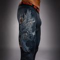 Férfi edzőleggingsek Venum Thunder Dragon Spats Black/Grey/Copper 5