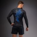 Férfi hosszú ujjú rashguard Venum Thunder Dragon black/royal blue 2