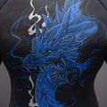 Férfi hosszú ujjú rashguard Venum Thunder Dragon black/royal blue 5