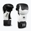 MMA kesztyűk Venum Attack 2.0 Sparring Leather black/white