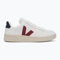 Női cipő VEJA V-12 Leather white/marsala/nautical 2