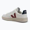 Férfi cipők VEJA V-12 Leather white/marsala/navy 3