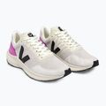 női futócipő VEJA Marlin V-Knit chalk/black/ultraviolet 8