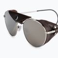 Női napszemüveg ROXY Blizzard 2021 shiny silver/brown leather 4
